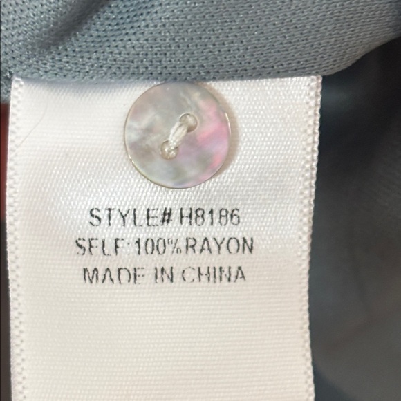 JODIFL Elegant Teal Dress Sz Small Lined Embroidered Details Rayon - Picture 4 of 10